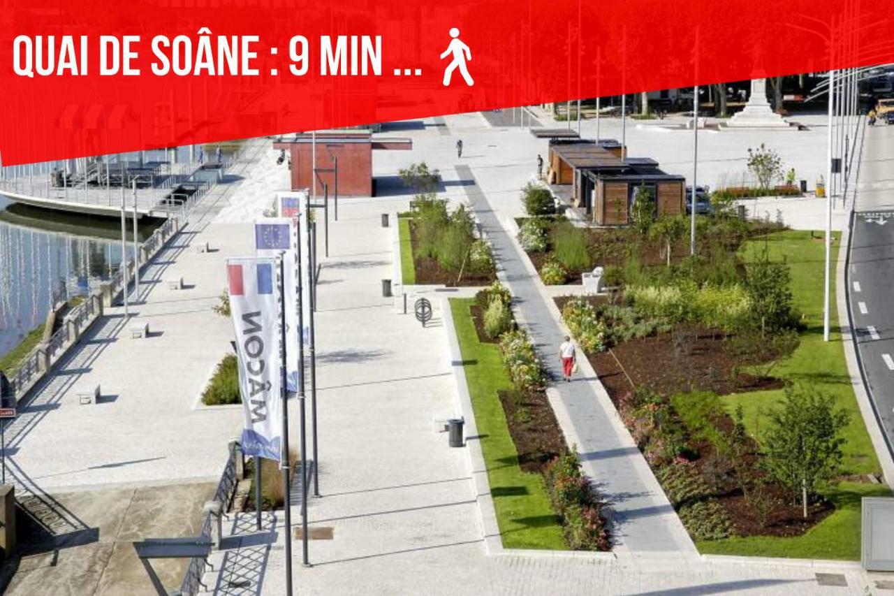 Macon - Gare - Centre Ville - Parking - Cosy - Wifi Ngoại thất bức ảnh